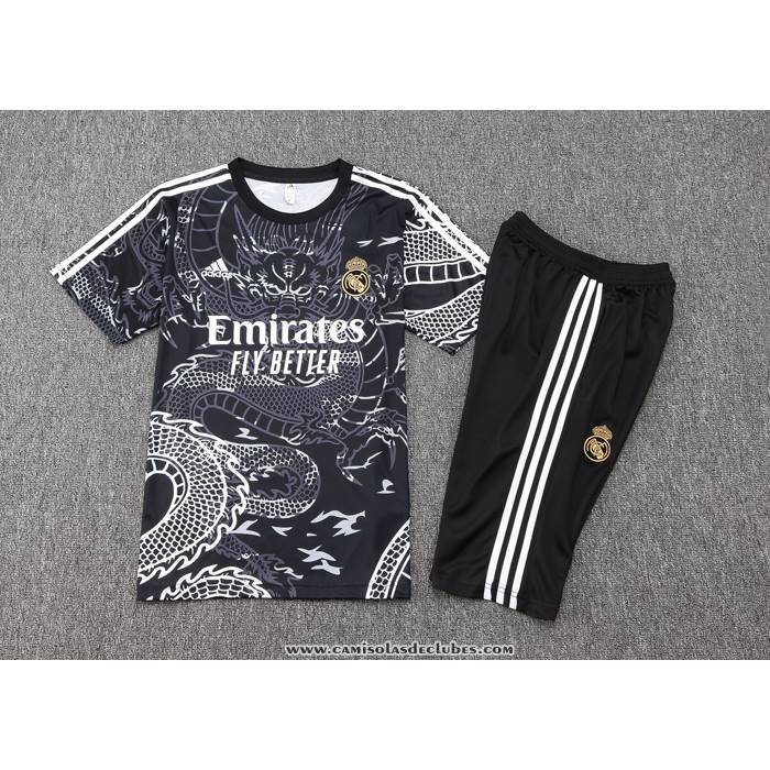 Fato de Treino
 Real Madrid Dragon 2024/25 Manga Curta
 Preto
 - Calcas Curta
